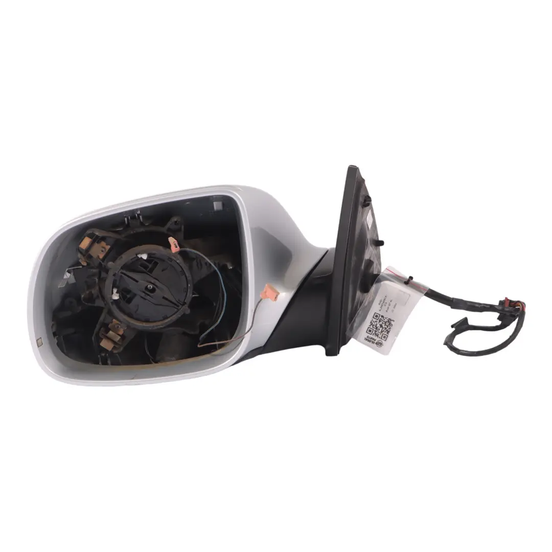 Door Wing Mirror Heated Electric Power Fold Left N/S Ice Silver - X7W to Audi Q7 4L with Part number 4L2857409CK Audi Q7 4L Door Wing Mirror Heated Electric Power Fold Left N/S Ice Silver - X7W - SKU RHD-4L2857409CK-ICS - Part number 4L2857409CK