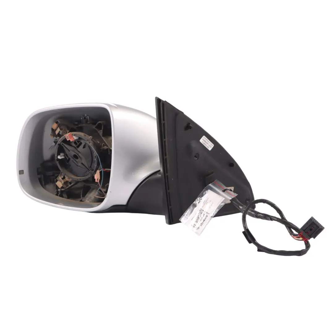 Audi Q7 4L Door Wing Mirror Heated Electric Power Fold Left N/S Ice Silver - X7W - SKU RHD-4L2857409CK-ICS - Part number 4L2857409CK