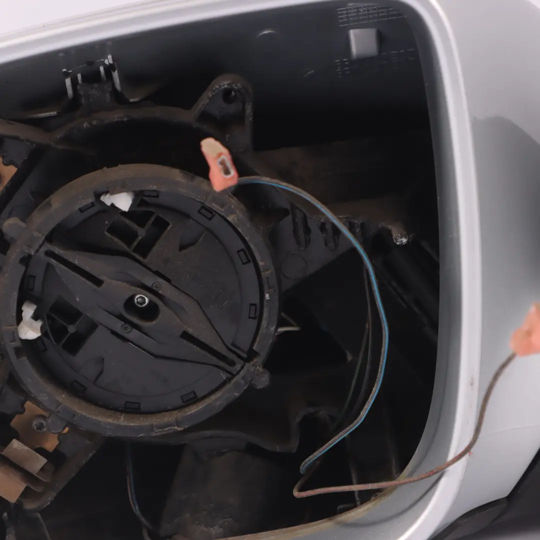 Door Wing Mirror Heated Electric Power Fold Left N/S Ice Silver - X7W to Audi Q7 4L with Part number 4L2857409CK Audi Q7 4L Door Wing Mirror Heated Electric Power Fold Left N/S Ice Silver - X7W - SKU RHD-4L2857409CK-ICS - Part number 4L2857409CK