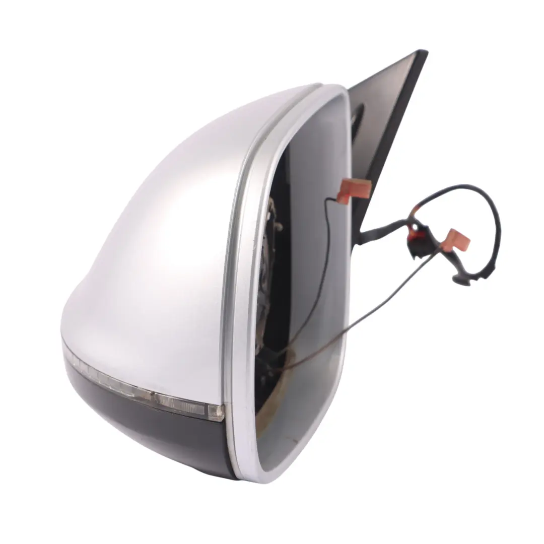 Audi Q7 4L Door Wing Mirror Heated Electric Power Fold Left N/S Ice Silver - X7W - SKU RHD-4L2857409CK-ICS - Part number 4L2857409CK