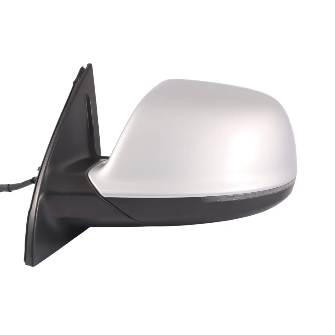 Door Wing Mirror Heated Electric Power Fold Left N/S Ice Silver - X7W to Audi Q7 4L with Part number 4L2857409CK Audi Q7 4L Door Wing Mirror Heated Electric Power Fold Left N/S Ice Silver - X7W - SKU RHD-4L2857409CK-ICS - Part number 4L2857409CK