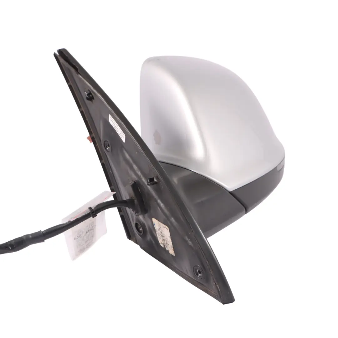 Door Wing Mirror Heated Electric Power Fold Left N/S Ice Silver - X7W to Audi Q7 4L with Part number 4L2857409CK Audi Q7 4L Door Wing Mirror Heated Electric Power Fold Left N/S Ice Silver - X7W - SKU RHD-4L2857409CK-ICS - Part number 4L2857409CK