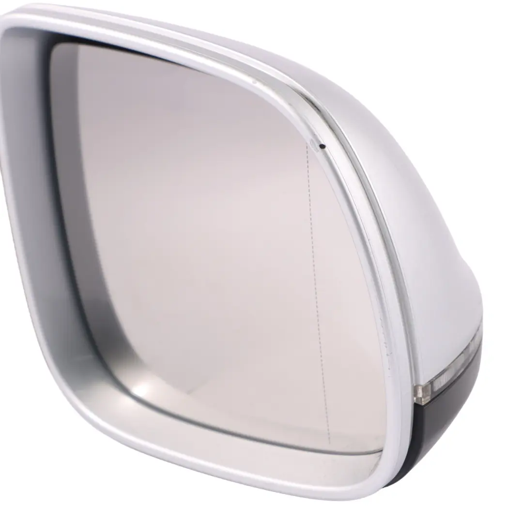 Audi Q7 4L Front Mirror Wing Door Electric Power Right O/S Mugello Blue - Z5E - SKU RHD-4L2857410BE-ICS - Part number 4L2857410BE