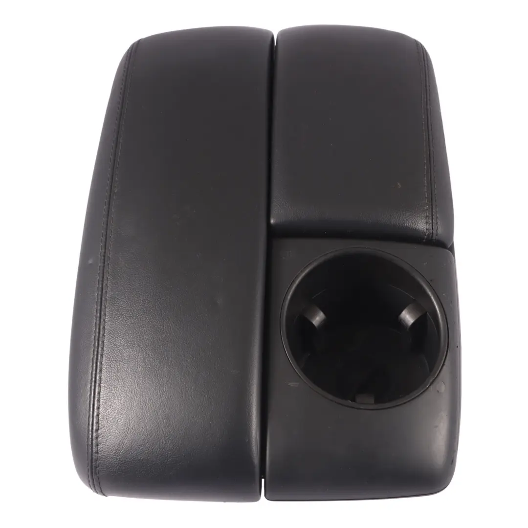 Centre Console Armrest Cup Holder Black Leather to Audi Q7 4L with Part number 4L2864207K Audi Q7 4L Centre Console Armrest Cup Holder Black Leather - SKU RHD-4L2864207K - Part number 4L2864207K