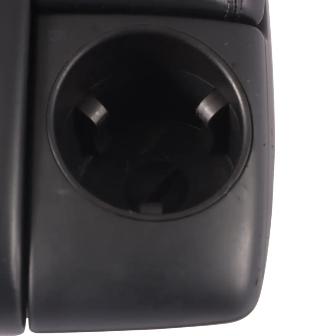 Audi Q7 4L Centre Console Armrest Cup Holder Black Leather - SKU RHD-4L2864207K - Part number 4L2864207K