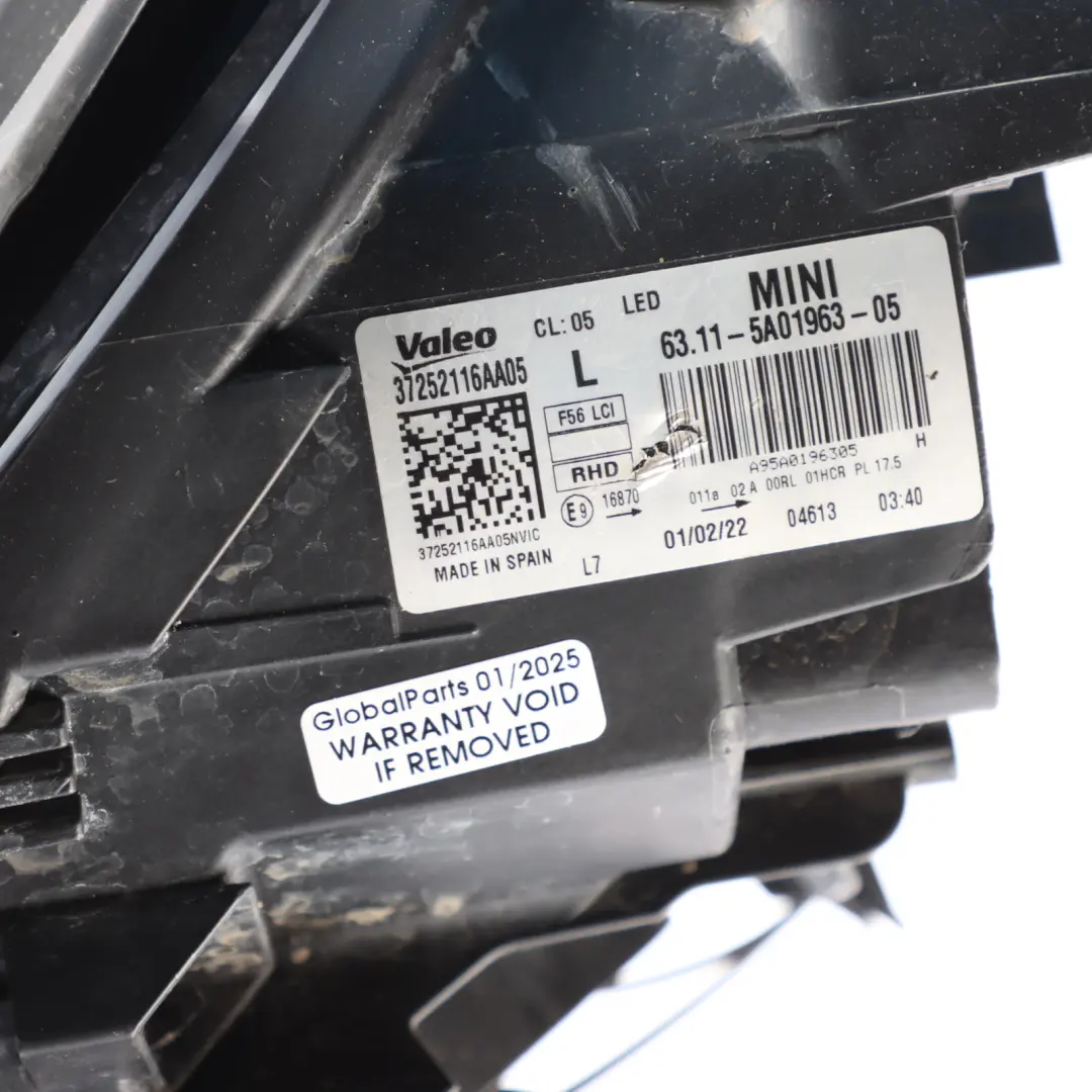 LED Headlight Mini F55 F56 F57 Headlamp Front Light Lamp Left N/S to with Part number 5A21CA3 LED Headlight Mini F55 F56 F57 Headlamp Front Light Lamp Left N/S - SKU RHD-5A21CA3 - Part number 5A21CA3