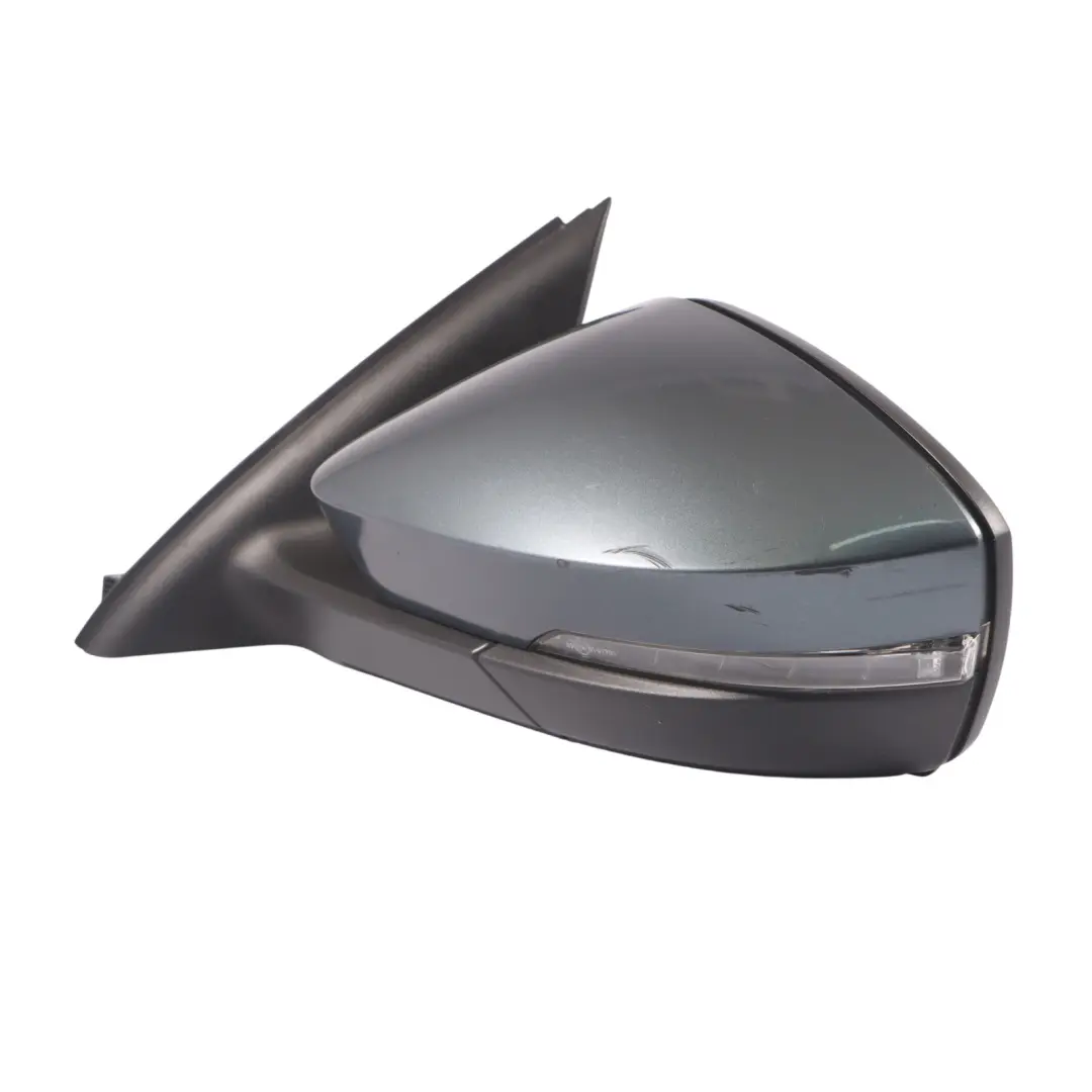 Skoda Octavia Mk3 5E Door Wing Mirror Left N/S Metal Grey - F7Y - SKU RHD-5E2857507N-MEGR - Part number 5E2857507N