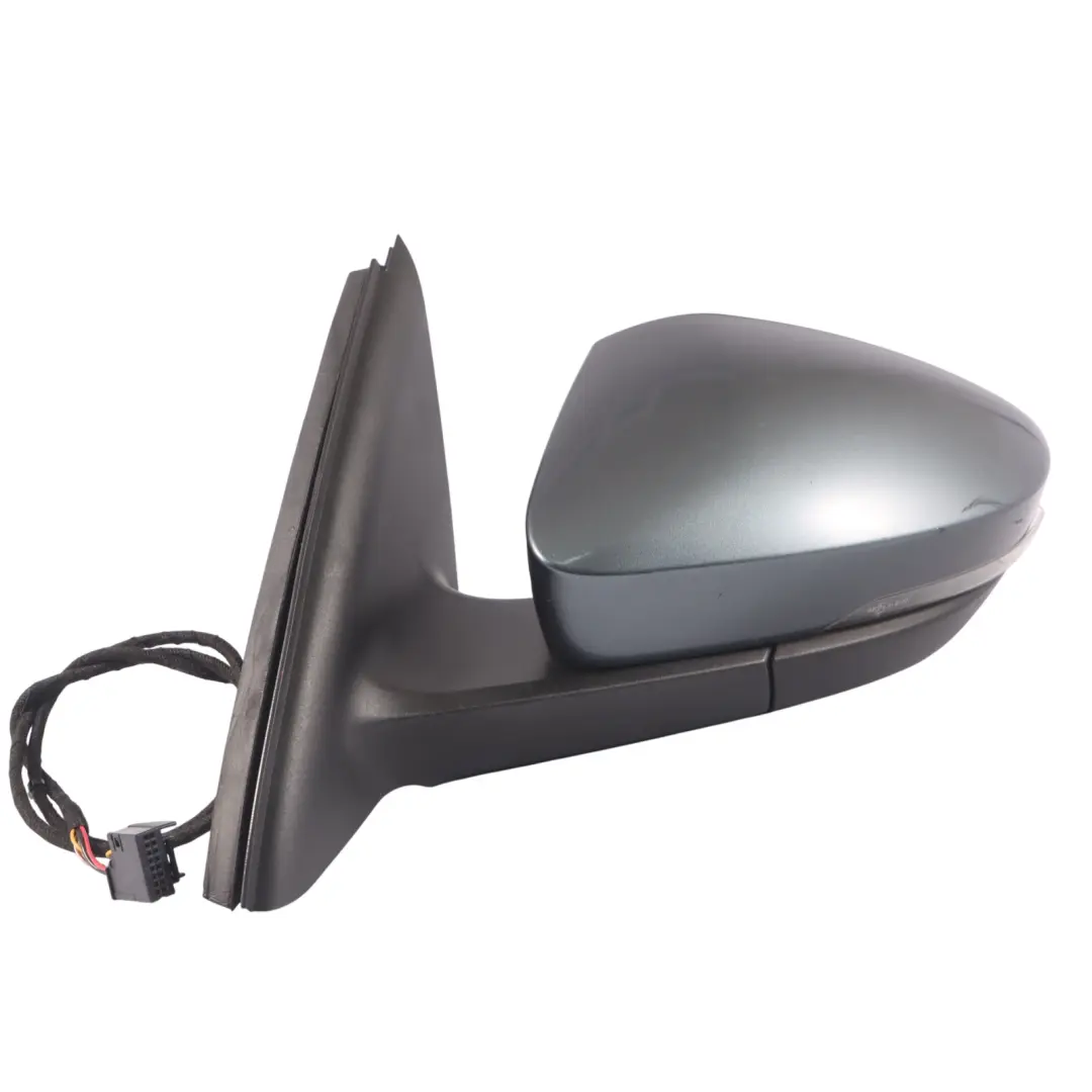 Skoda Octavia Mk3 5E Door Wing Mirror Left N/S Metal Grey - F7Y - SKU RHD-5E2857507N-MEGR - Part number 5E2857507N