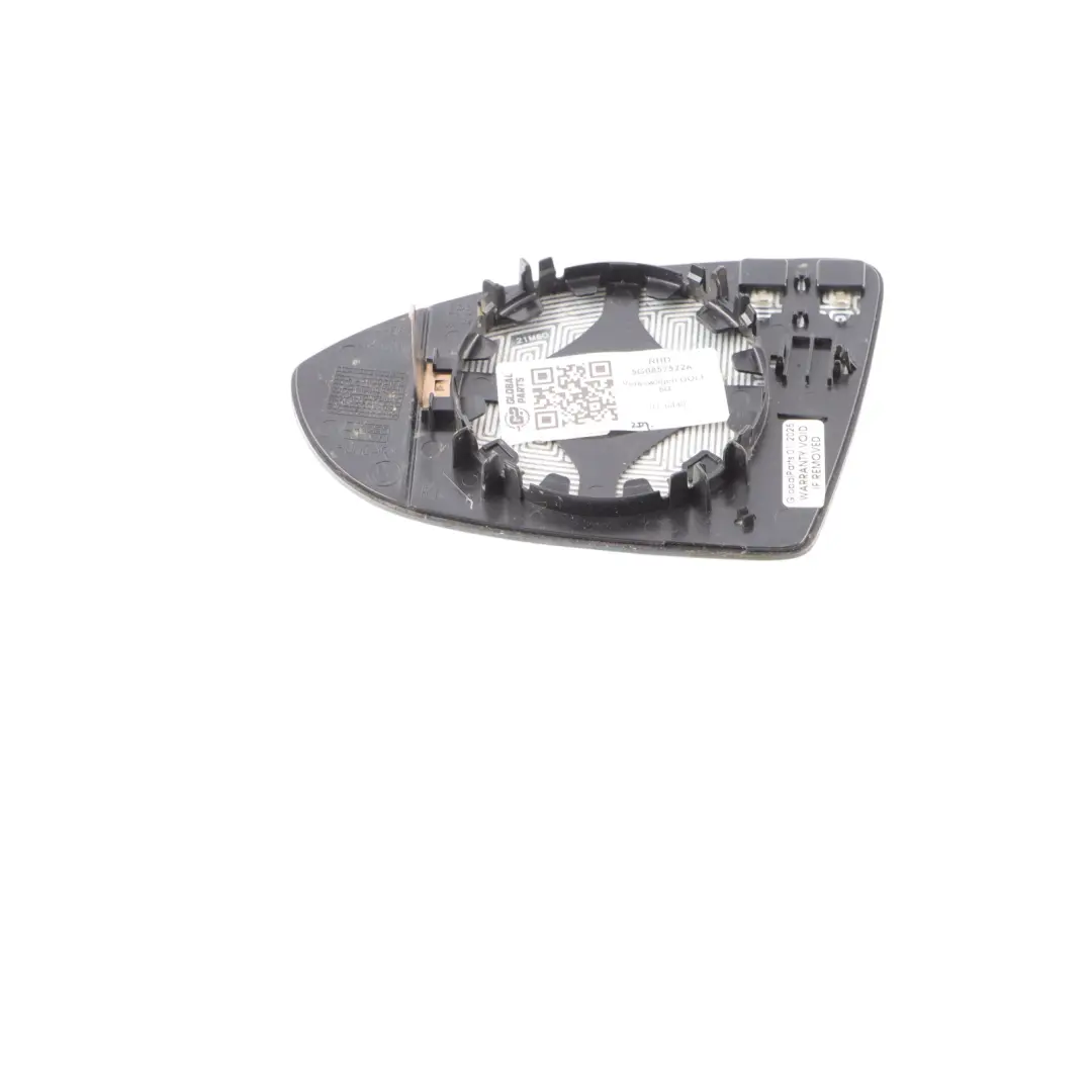 5G MK7 Mirror Wing Glass Right O/S to VW Volkswagen Golf with Part number 5G0857522A VW Volkswagen Golf 5G MK7 Mirror Wing Glass Right O/S - SKU RHD-5G0857522A - Part number 5G0857522A