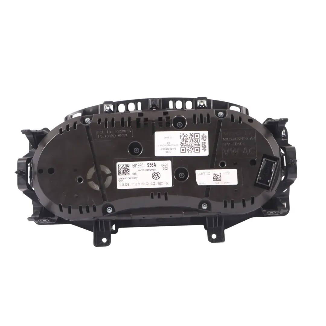 5G GTI Instrument Cluster Clocks Petrol Automatic to Volkswagen Golf Mk7 with Part number 5G1920956A Volkswagen Golf Mk7 5G GTI Instrument Cluster Clocks Petrol Automatic - SKU RHD-5G1920956A - Part number 5G1920956A