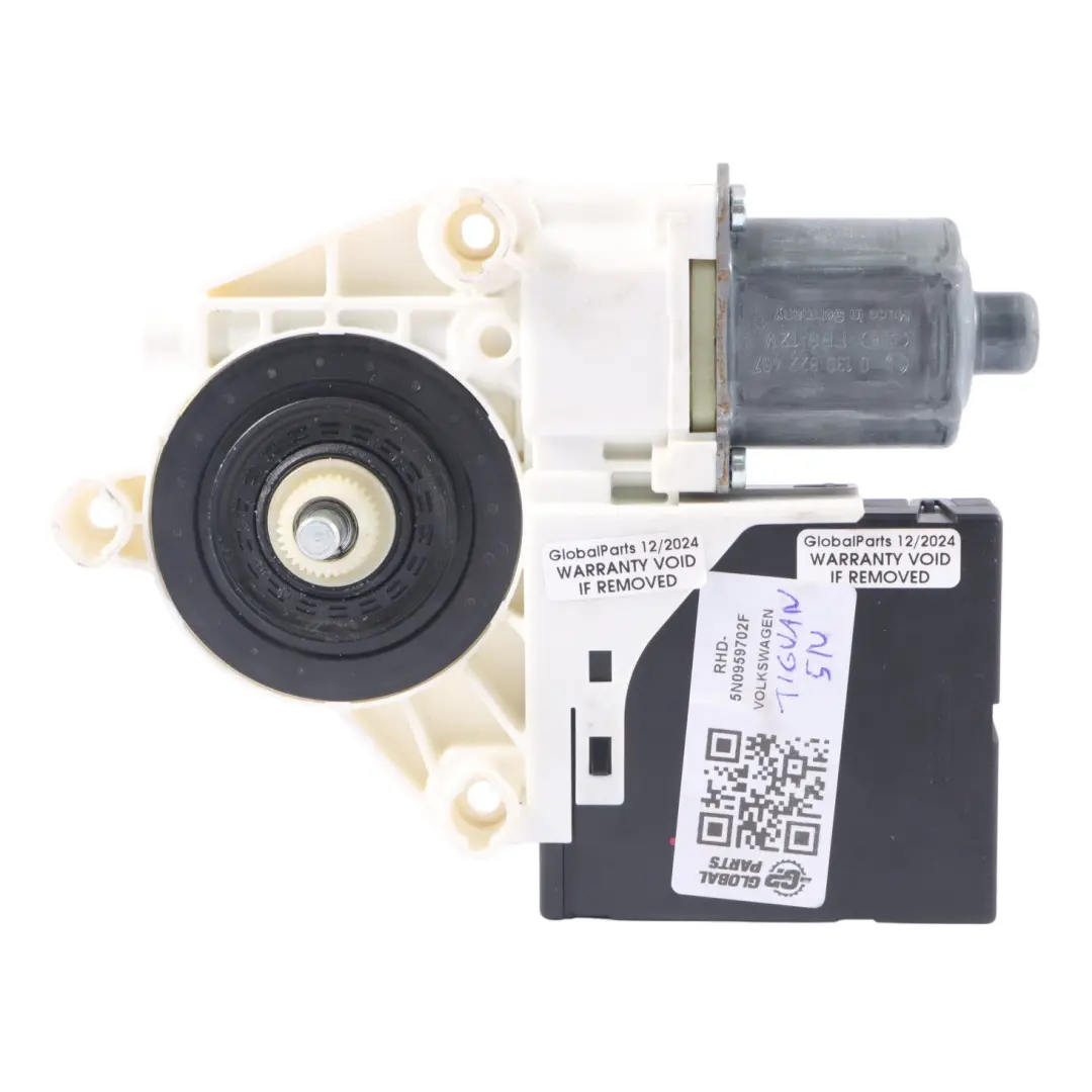 Front Left N/S Window Lifter Regulator Motor to VW Volkswagen Tiguan 5N with Part number 5N0959702F VW Volkswagen Tiguan 5N Front Left N/S Window Lifter Regulator Motor - SKU RHD-5N0959702F - Part number 5N0959702F