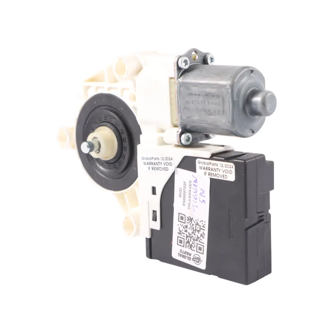 Front Left N/S Window Lifter Regulator Motor to VW Volkswagen Tiguan 5N with Part number 5N0959702F VW Volkswagen Tiguan 5N Front Left N/S Window Lifter Regulator Motor - SKU RHD-5N0959702F - Part number 5N0959702F