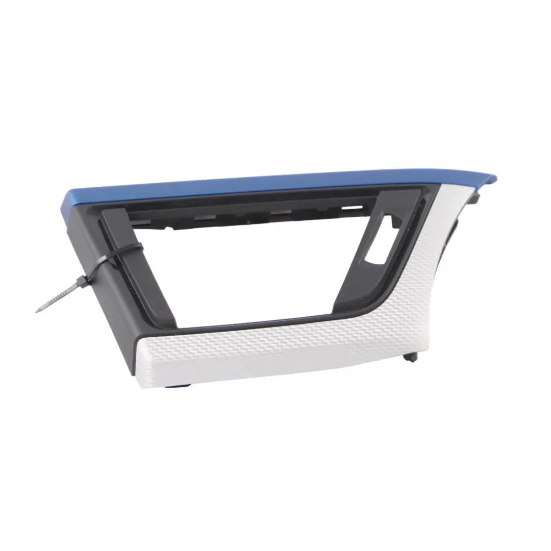 BMW 3 Series F30 LCI Set Trim Strip Dashboard Dash Cover Hexagon Alu Blue Matt - SKU rhd-6827338 - Part number 6827338