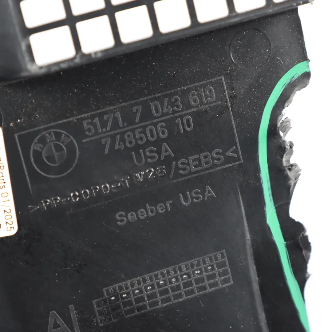 Windscreen Wiper Cover Trim Panel Scuttle to BMW Z4 E85 Roadster with Part number 7043619 BMW Z4 E85 Roadster Windscreen Wiper Cover Trim Panel Scuttle - SKU RHD-7043619-1 - Part number 7043619