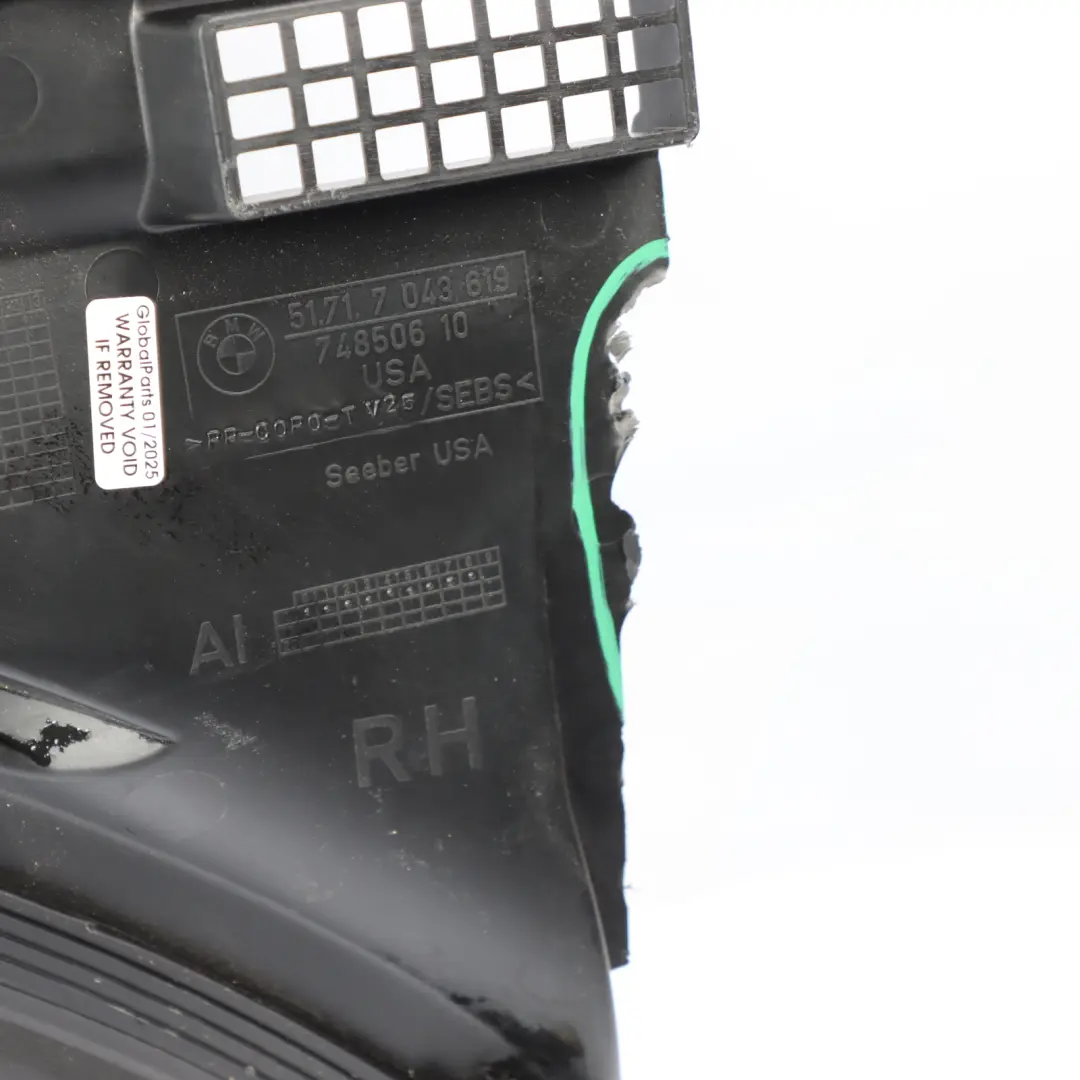 Windscreen Wiper Cover Trim Panel Scuttle to BMW Z4 E85 Roadster with Part number 7043619 BMW Z4 E85 Roadster Windscreen Wiper Cover Trim Panel Scuttle - SKU RHD-7043619-1 - Part number 7043619