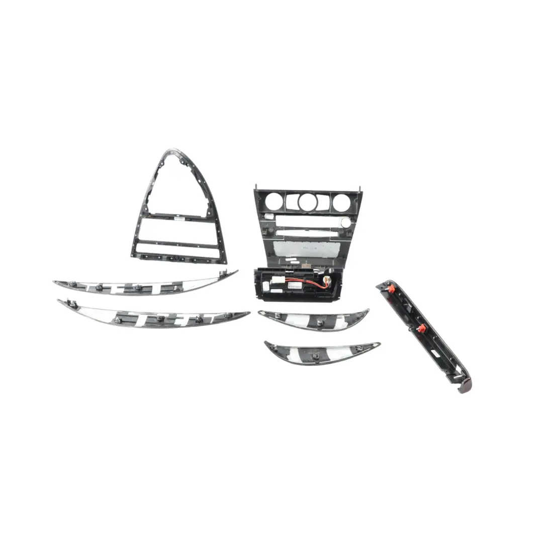 Console Strip Trim Set Cover High Grade Wood to BMW E63 E64 Dash with Part number 7136221 BMW E63 E64 Dash Console Strip Trim Set Cover High Grade Wood - SKU RHD-7136221-2 - Part number 7136221