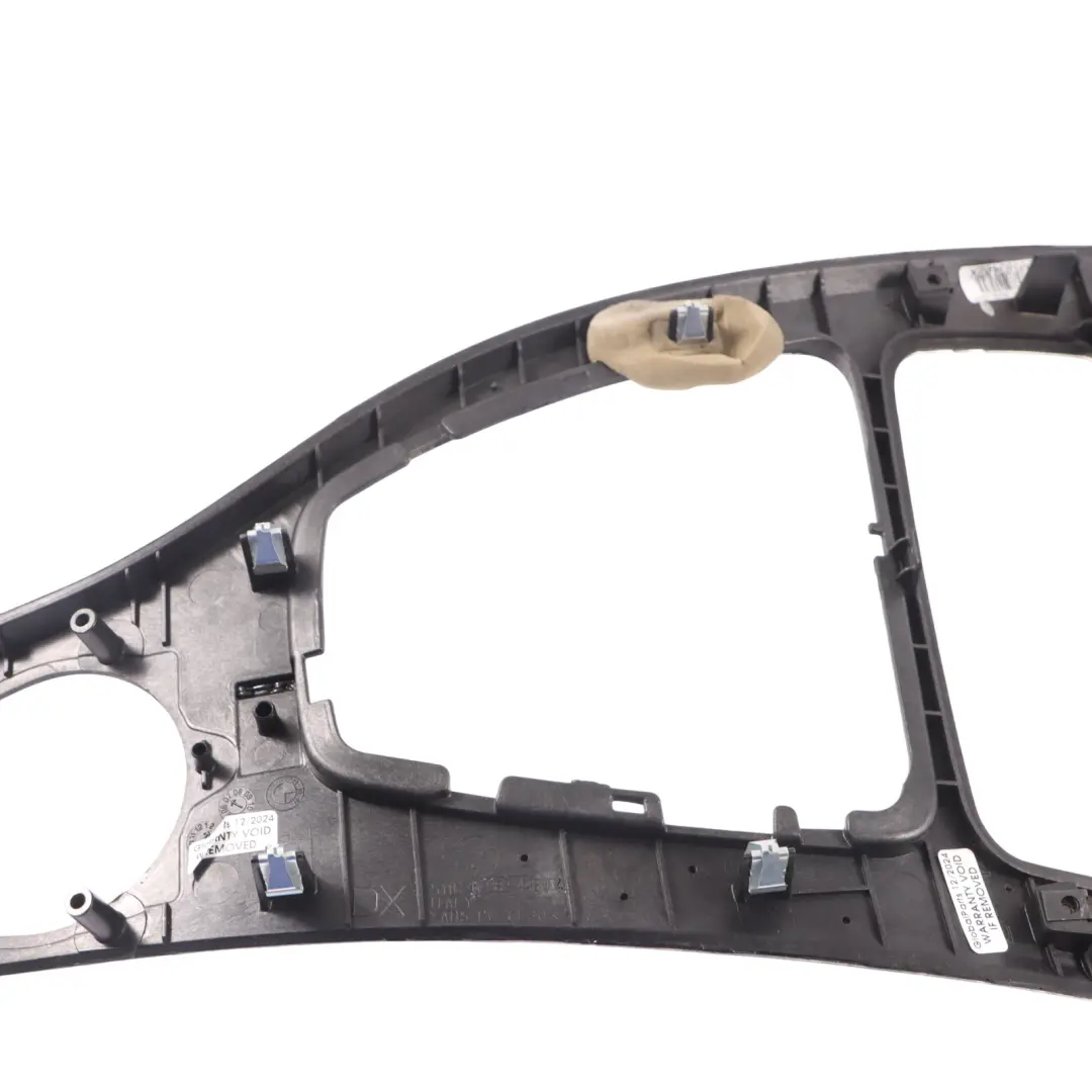 BMW E93 E93N Lower Centre Console Trim Cover Panel - SKU RHD-7137602 - Part number 7137602