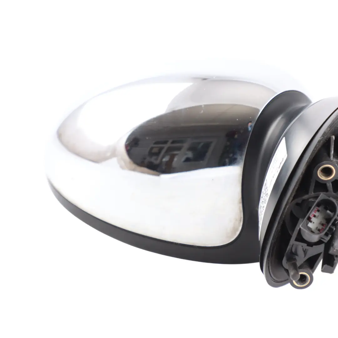 Heated Right Door Wing Mirror O/S Chrome 5 Pins to Mini Cooper One 2 R50 R53 with Part number 7192472 Mini Cooper One 2 R50 R53 Heated Right Door Wing Mirror O/S Chrome 5 Pins - SKU rhd-7192472-CHR2 - Part number 7192472