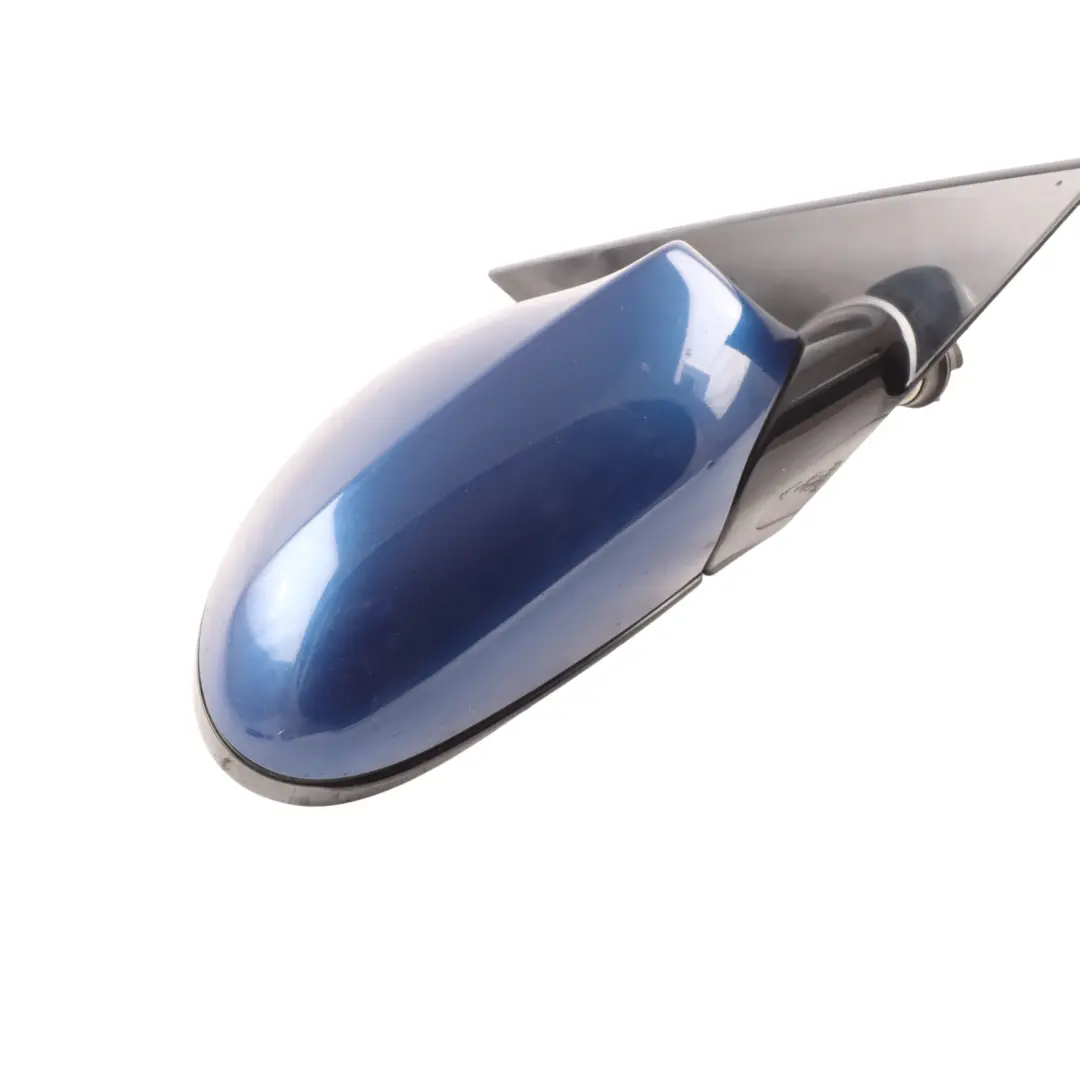 BMW E87 M Sport High Gloss Right Wing Mirror O/S Le Mans Blau Blue 381 - SKU rhd-7234224-LMB - Part number 7234224