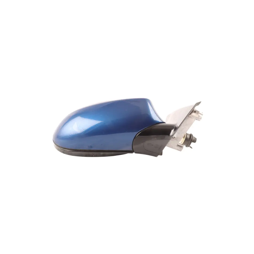 BMW E87 M Sport High Gloss Right Wing Mirror O/S Le Mans Blau Blue 381 - SKU rhd-7234224-LMB - Part number 7234224