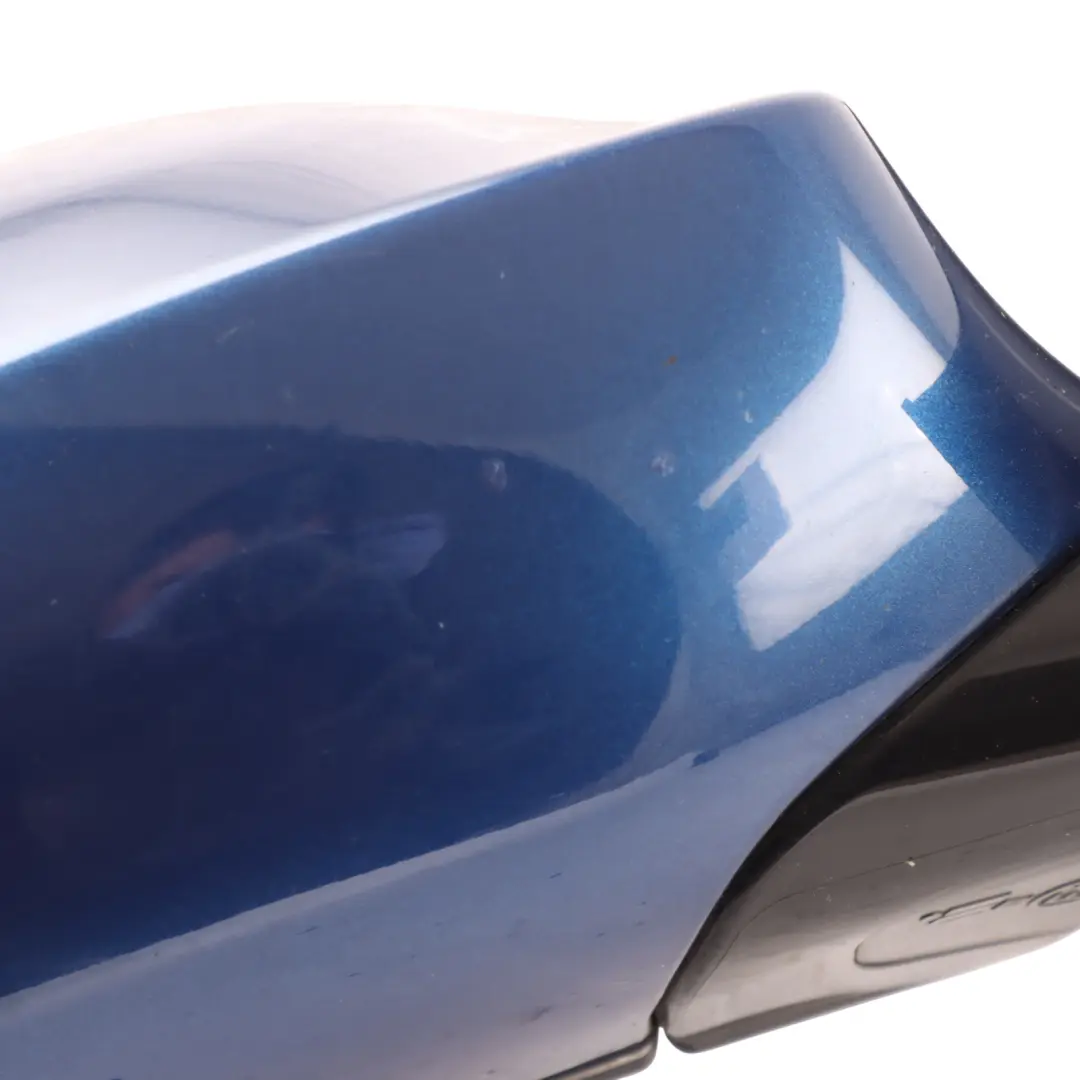 BMW E87 M Sport High Gloss Right Wing Mirror O/S Le Mans Blau Blue 381 - SKU rhd-7234224-LMB - Part number 7234224