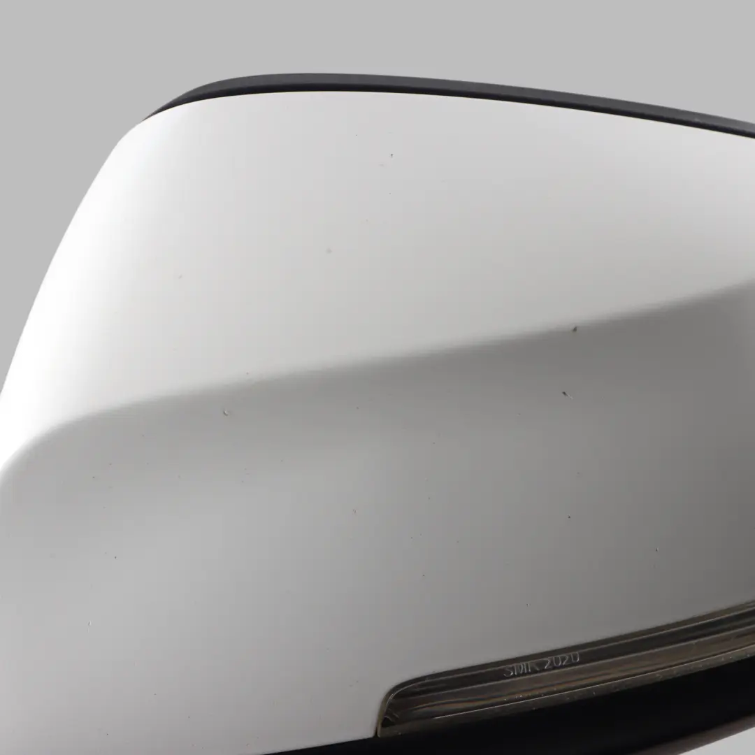 BMW F20 LCI Heated Left Wing Mirror N/S Alpinweiss Alpine White 300 - SKU RHD-7242703-AW - Part number 7242703