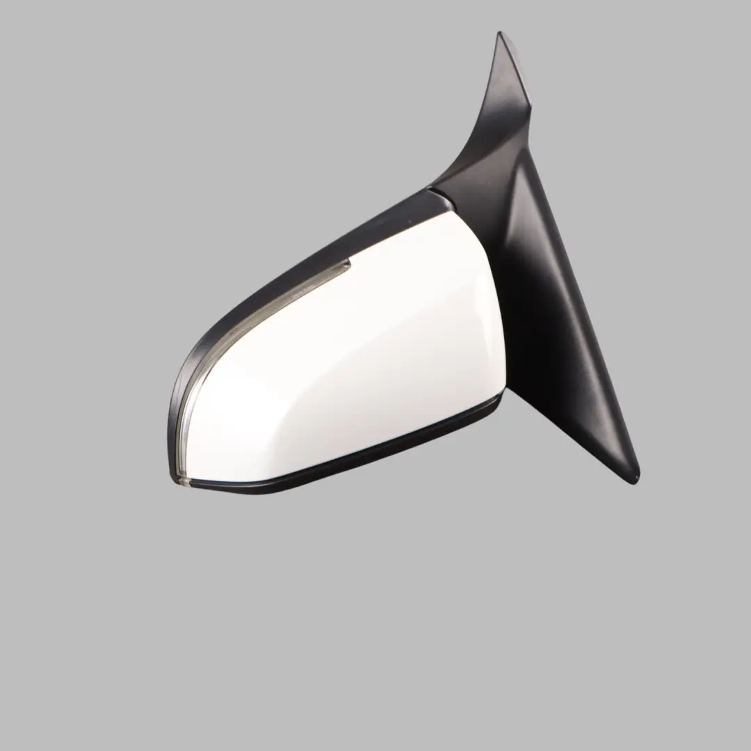 BMW F20 LCI Heated Left Wing Mirror N/S Alpinweiss Alpine White 300 - SKU RHD-7242703-AW - Part number 7242703