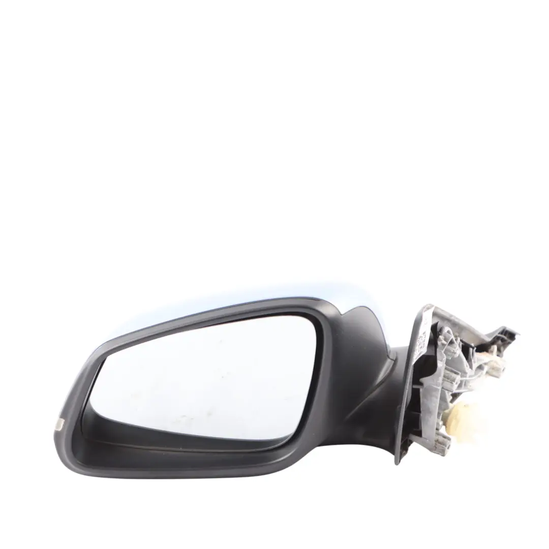 BMW 1 Series F20 LCI Heated Left Wing Mirror N/S Liquid Blue Metallic B40 - SKU rhd-7242703-LBL - Part number 7242703