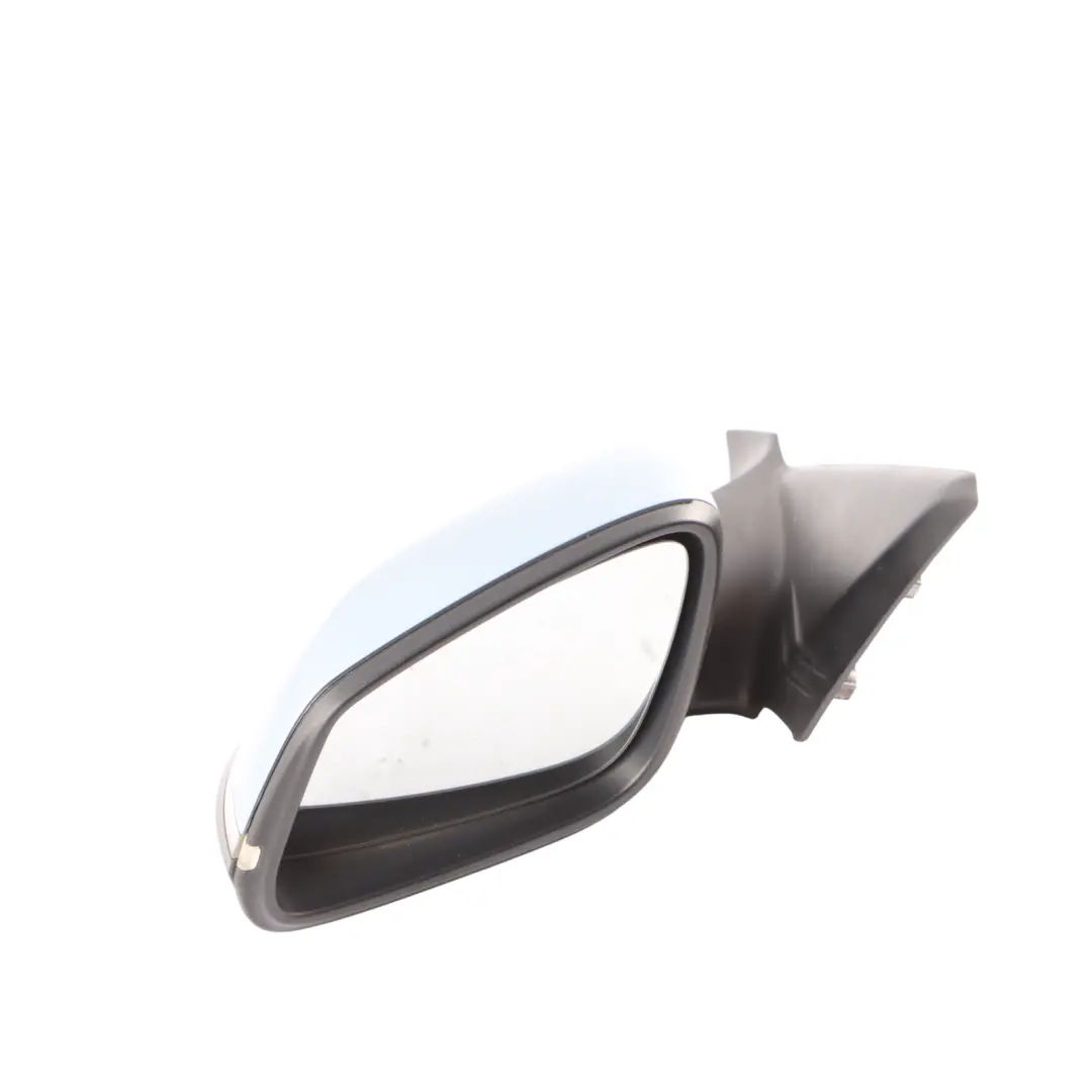 BMW 1 Series F20 LCI Heated Left Wing Mirror N/S Liquid Blue Metallic B40 - SKU rhd-7242703-LBL - Part number 7242703