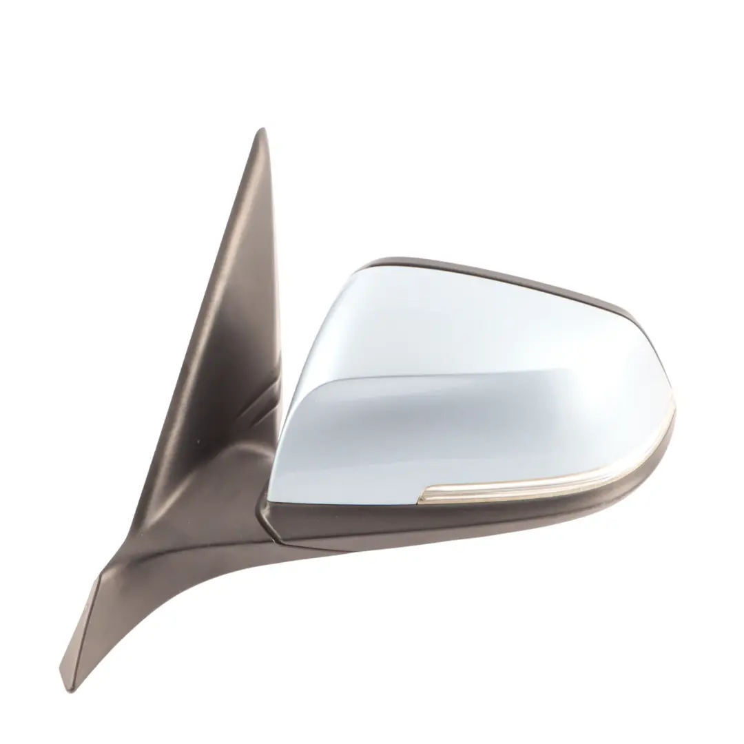 BMW 1 Series F20 LCI Heated Left Wing Mirror N/S Liquid Blue Metallic B40 - SKU rhd-7242703-LBL - Part number 7242703
