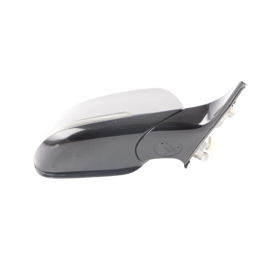 BMW F20 Door Wing Mirror Right O/S Gloss Auto Dip Ferric Grey II - B55 - SKU RHD-7242824-FGII - Part number 7242824