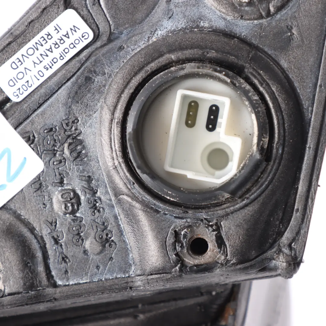 Wing Mirror BMW F30 F31 Heated Left Door N/S 6 Pins Black Sapphire Metallic 475 to with Part number 7245093 Wing Mirror BMW F30 F31 Heated Left Door N/S 6 Pins Black Sapphire Metallic 475 - SKU RHD-7245093-BS1 - Part number 7245093