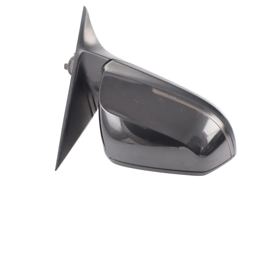 Wing Mirror BMW F30 F31 Heated Right Door O/S Black Sapphire Metallic 475 6 Pins - SKU RHD-7245094-BS1 - Part number 7245094
