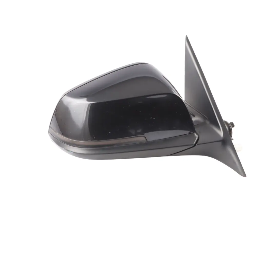  Wing Mirror BMW F30 F31 Heated Right Door O/S Black Sapphire Metallic 475 6 Pins - SKU RHD-7245094-BS1 - Part number 7245094