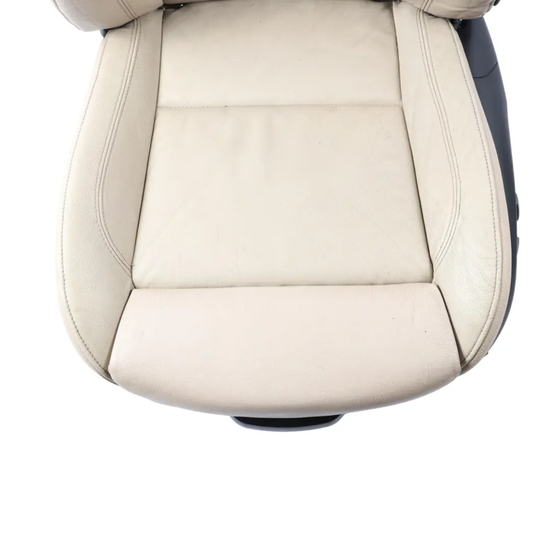 Front Left N/S Heated Memory Oyster Leather to BMW E92 LCI Coupe Sport Seat with Part number 7259145 BMW E92 LCI Coupe Sport Seat Front Left N/S Heated Memory Oyster Leather - SKU RHD-7259145-2 - Part number 7259145