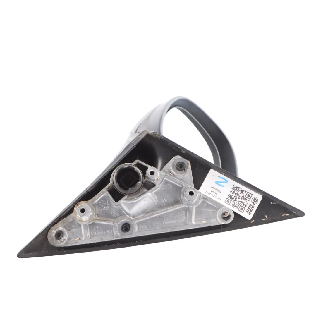 Wing Mirror BMW E92 E93 LCI Outside Heated Left N/S Door Space Grey - A52 3 Pin to with Part number 7268197 Wing Mirror BMW E92 E93 LCI Outside Heated Left N/S Door Space Grey - A52 3 Pin - SKU RHD-7268197-SCG1 - Part number 7268197