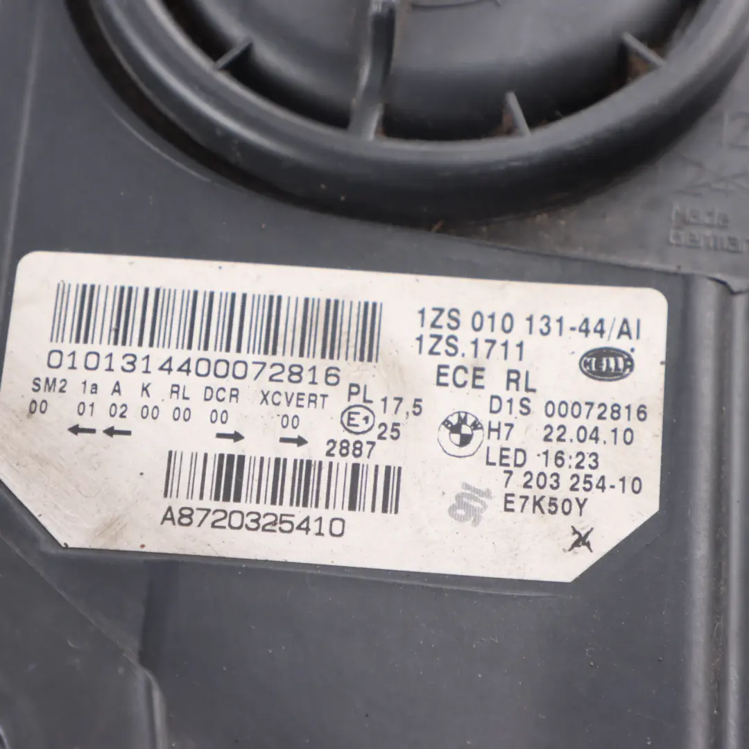 Headlight Headlight BMW F10 F11 Adaptive AHL Xenon Lamp Front Right O/S 7203254 to with Part number 7271906 Headlight Headlight BMW F10 F11 Adaptive AHL Xenon Lamp Front Right O/S 7203254 - SKU rhd-7271906-2 - Part number 7271906