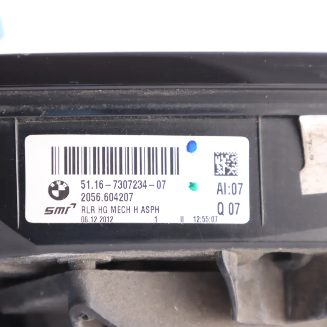 Wing Mirror Heated Door Right O/S 6 Pins to BMW X1 E84 with Part number 7307224 BMW X1 E84 Wing Mirror Heated Door Right O/S 6 Pins - SKU RHD-7307224 - Part number 7307224