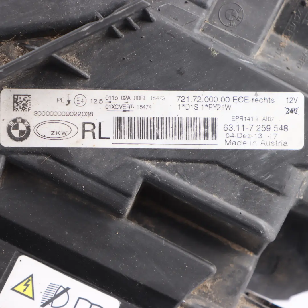 Headlight BMW F30 F31 Bi Xenon Right O/S Headlamp AKL Front Lamp to with Part number 7338704 Headlight BMW F30 F31 Bi Xenon Right O/S Headlamp AKL Front Lamp - SKU RHD-7338704 - Part number 7338704