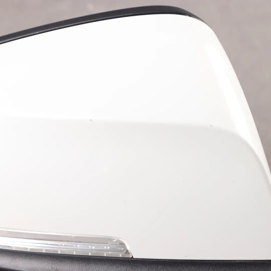  Door Wing Mirror BMW F30 F31 Heated Right O/S Alpinweiss III Alpine White 300 - SKU RHD-7345656-AW - Part number 7345656