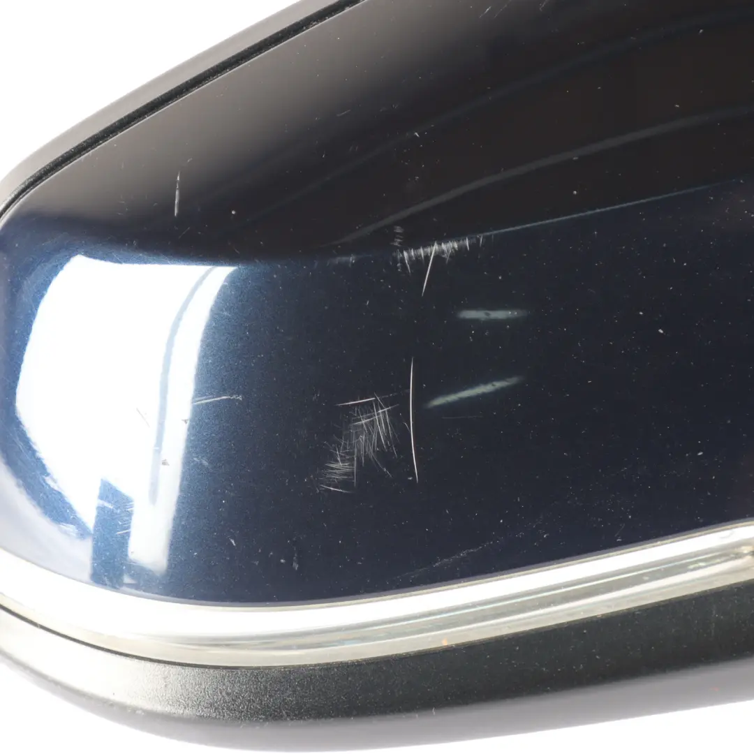 BMW 3 Series F30 F31 Heated Right Wing Mirror O/S Imperial Blau Brillant Blue - SKU RHD-7345656-IBB - Part number 7345656