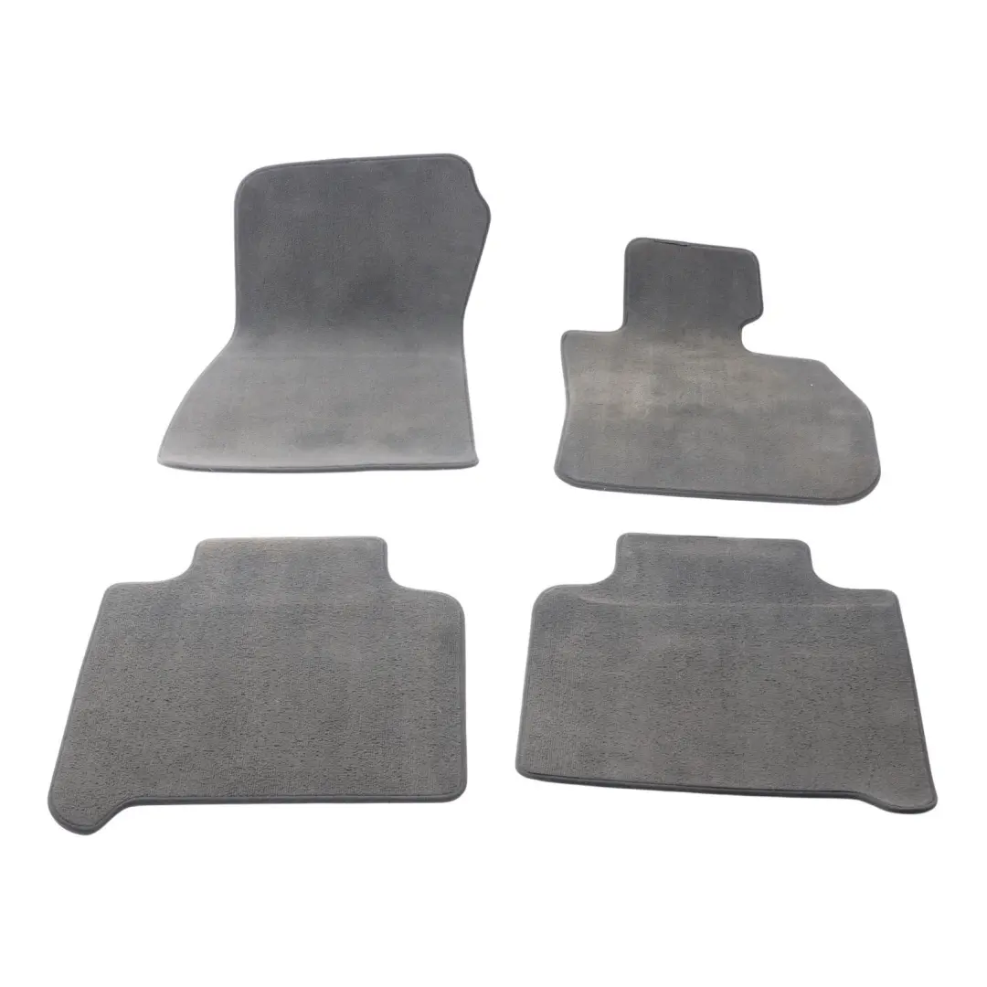 BMW F46 Velour Floor Mats Front Rear Black Mats Mat Covering Set - SKU RHD-7410327 - Part number 7410327