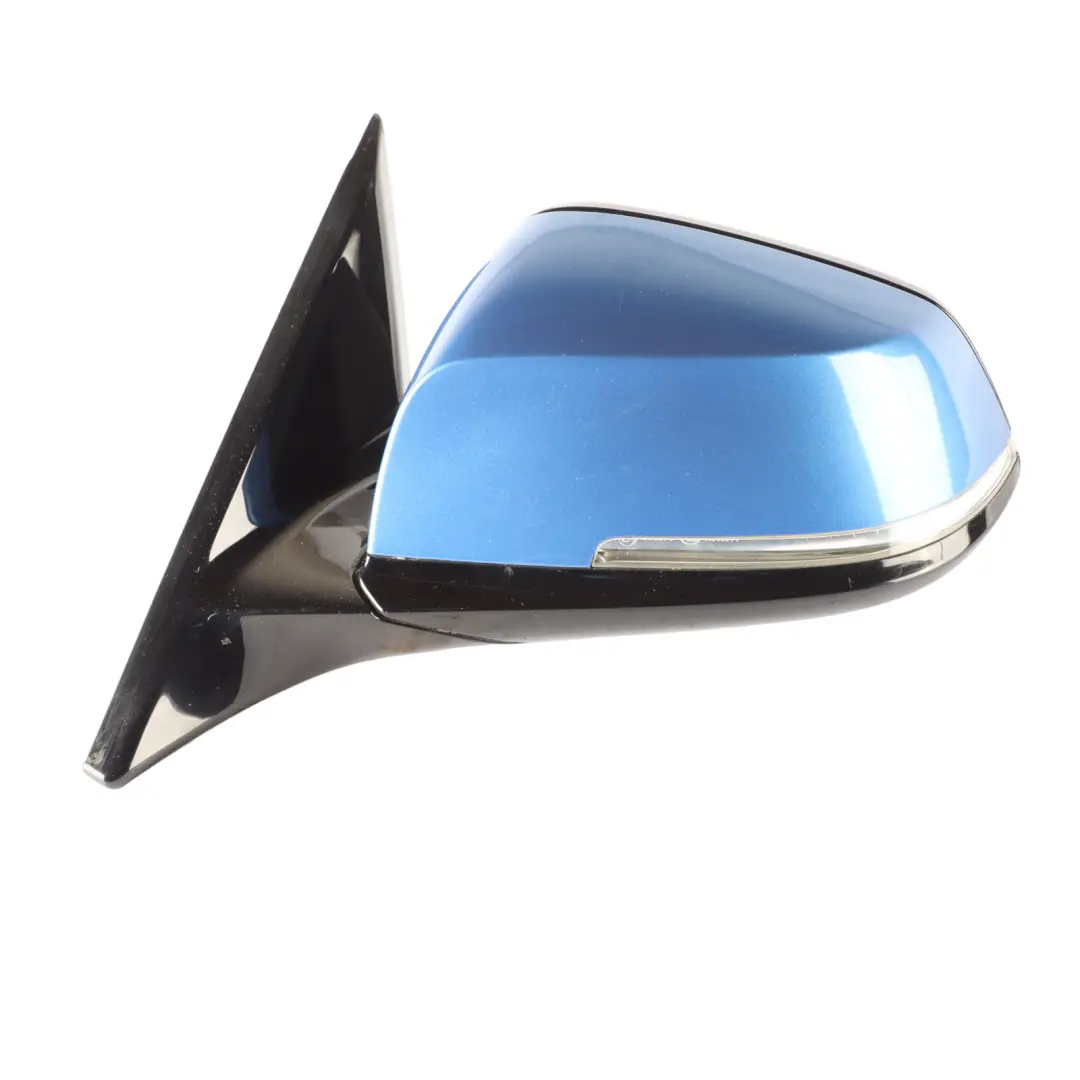  Wing Mirror BMW F32 F33 F36 Auto Dip Door Left N/S Estoril Blue Metallic - B45 - SKU RHD-7459161-EB - Part number 7459161