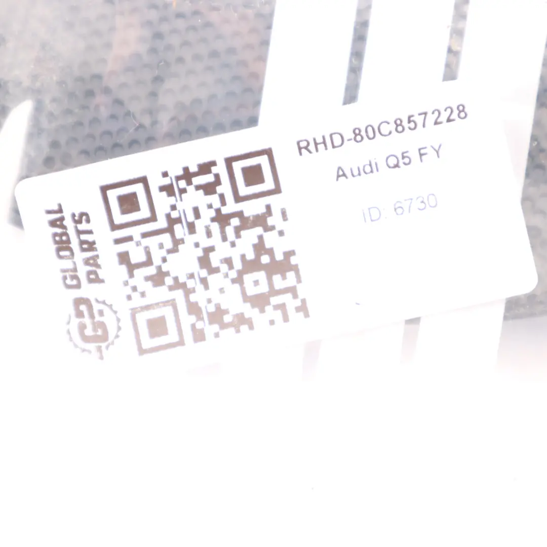 Dashboard Speaker Cover Trim Panel Front Right O/S to Audi Q5 FY with Part number 80C857228 Audi Q5 FY Dashboard Speaker Cover Trim Panel Front Right O/S - SKU RHD-80C857228 - Part number 80C857228