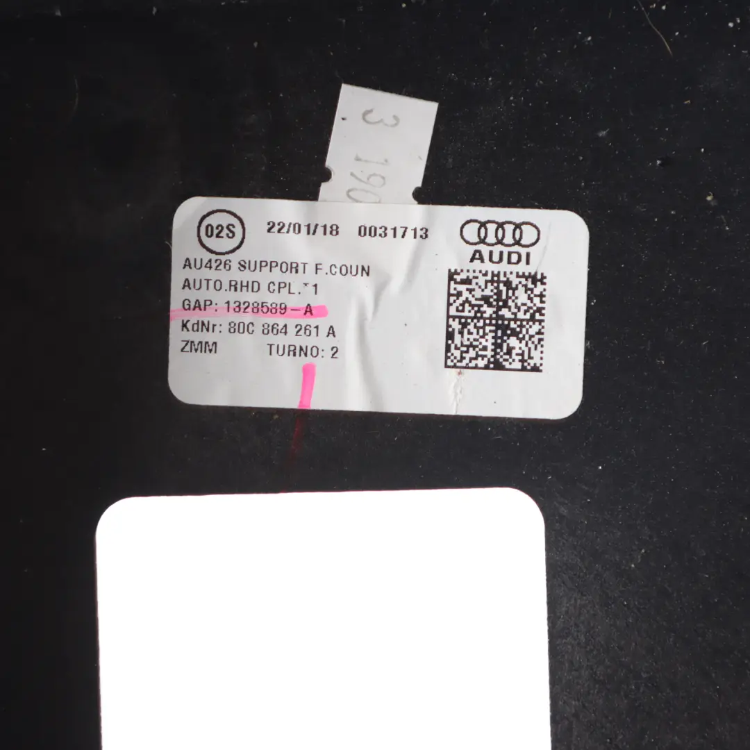 Centre Console Attachment Trim Gear Surround Frame to Q5 FY Cover with Part number 80C864261A Q5 FY Cover Centre Console Attachment Trim Gear Surround Frame - SKU RHD-80C864261A - Part number 80C864261A