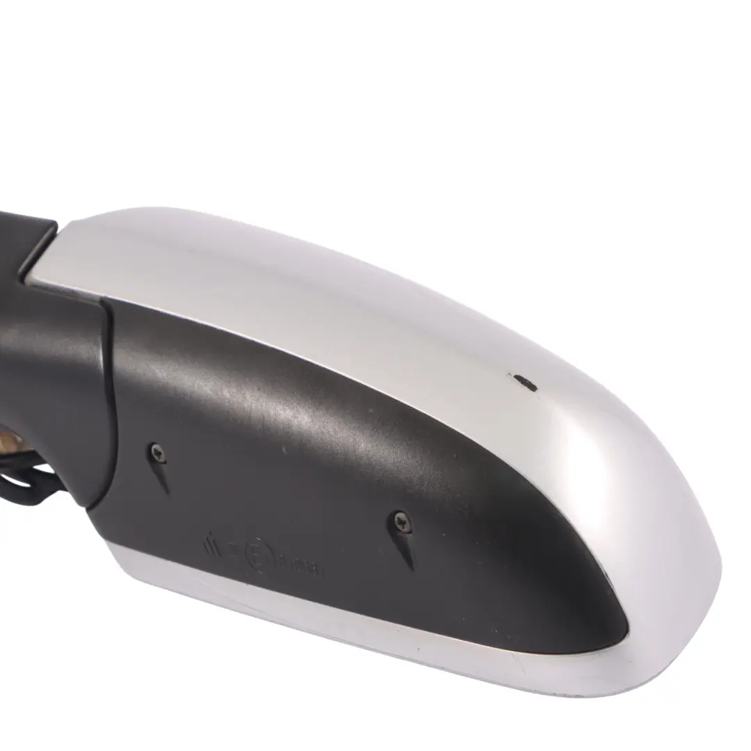 Audi A4 B7 Door Wing Mirror Left N/S Outside Light Silver Metallic - LY7W - SKU RHD-8E2858531AA-LS - Part number 8E2858531AA