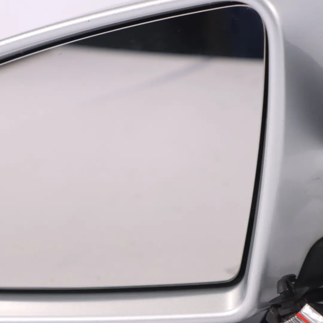 Audi A4 B7 Door Wing Mirror Left N/S Outside Light Silver Metallic - LY7W - SKU RHD-8E2858531AA-LS - Part number 8E2858531AA