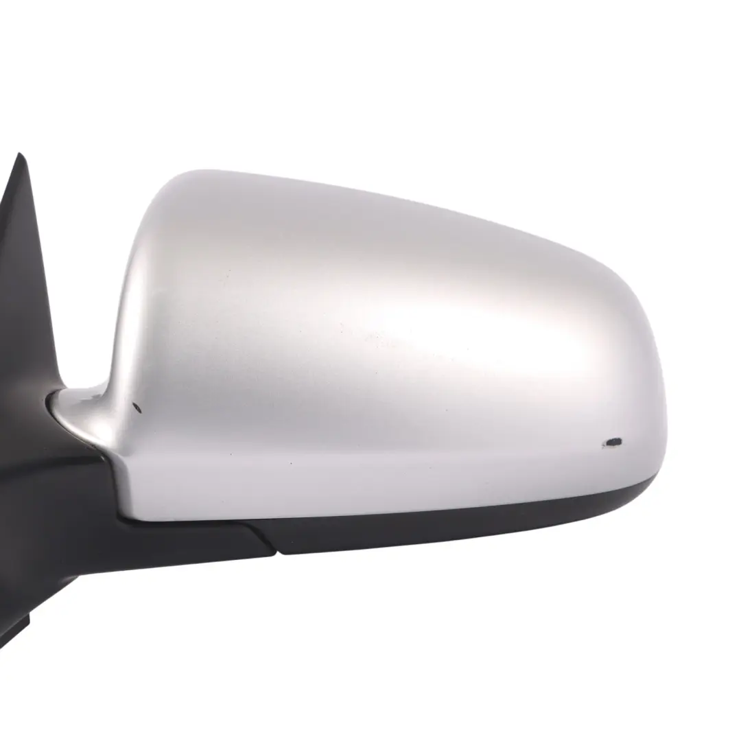 Audi A4 B7 Door Wing Mirror Left N/S Outside Light Silver Metallic - LY7W - SKU RHD-8E2858531AA-LS - Part number 8E2858531AA