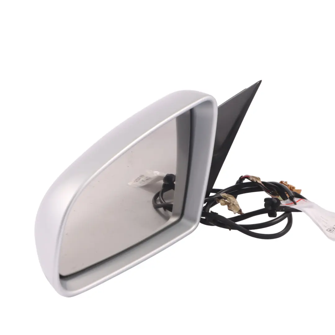 Audi A4 B7 Door Wing Mirror Left N/S Outside Light Silver Metallic - LY7W - SKU RHD-8E2858531AA-LS - Part number 8E2858531AA