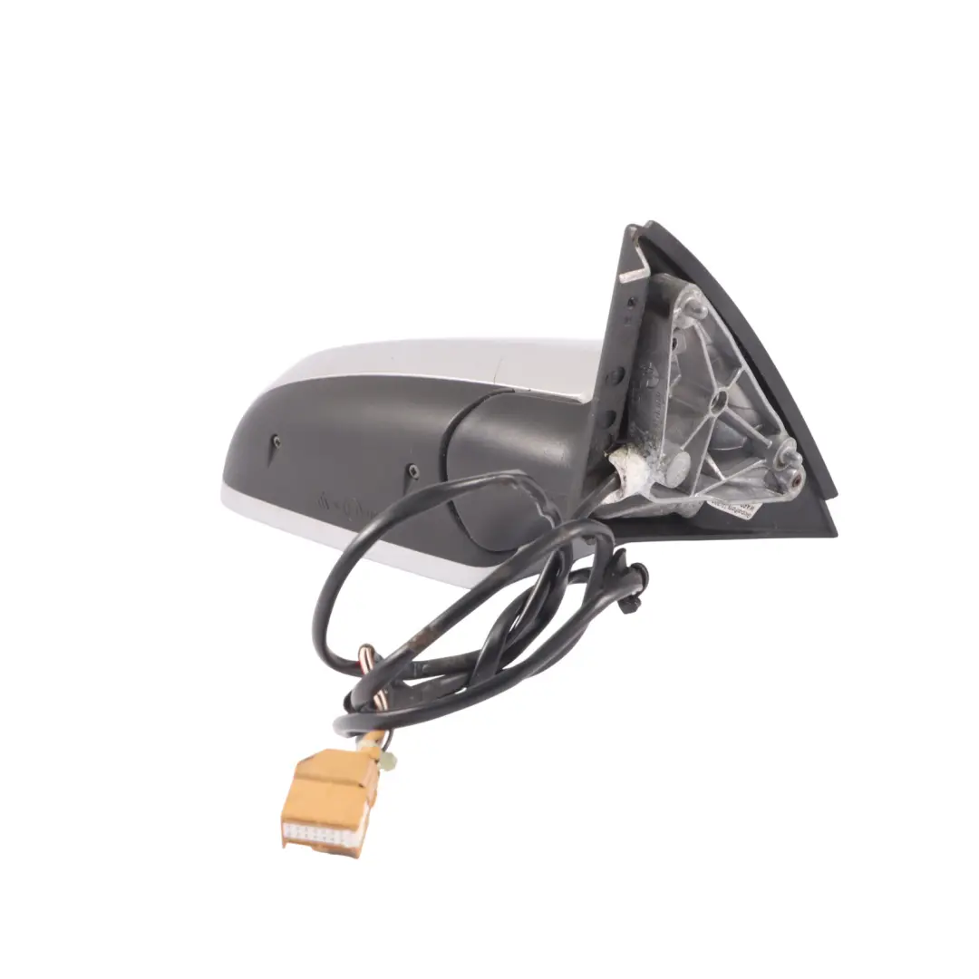 Audi A4 B7 Door Wing Mirror Right O/S Outside Light Silver Metallic - LY7W - SKU RHD-8E2858532AA-LS - Part number 8E2858532AA
